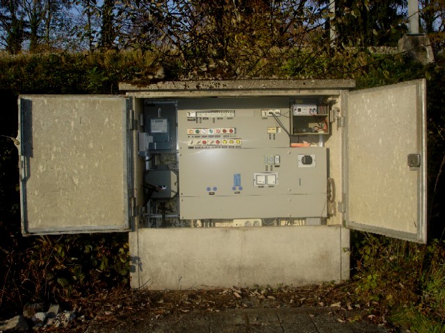 Steuerkabine Pumpstation Mülibach Altendorf