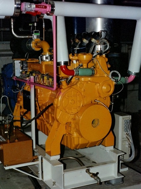 BHKW Liebherr G926-6 Gasmotor